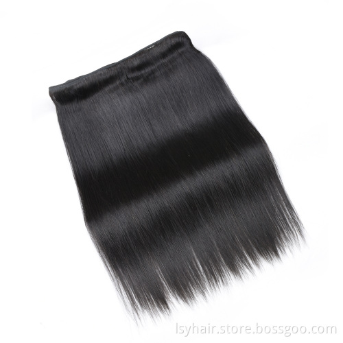 11.11 Crazy Sale Free Shipping Brazilian Straight Hair 3 Bundles with Lace Closure, 2019 Lowest Price Best Selling Hair